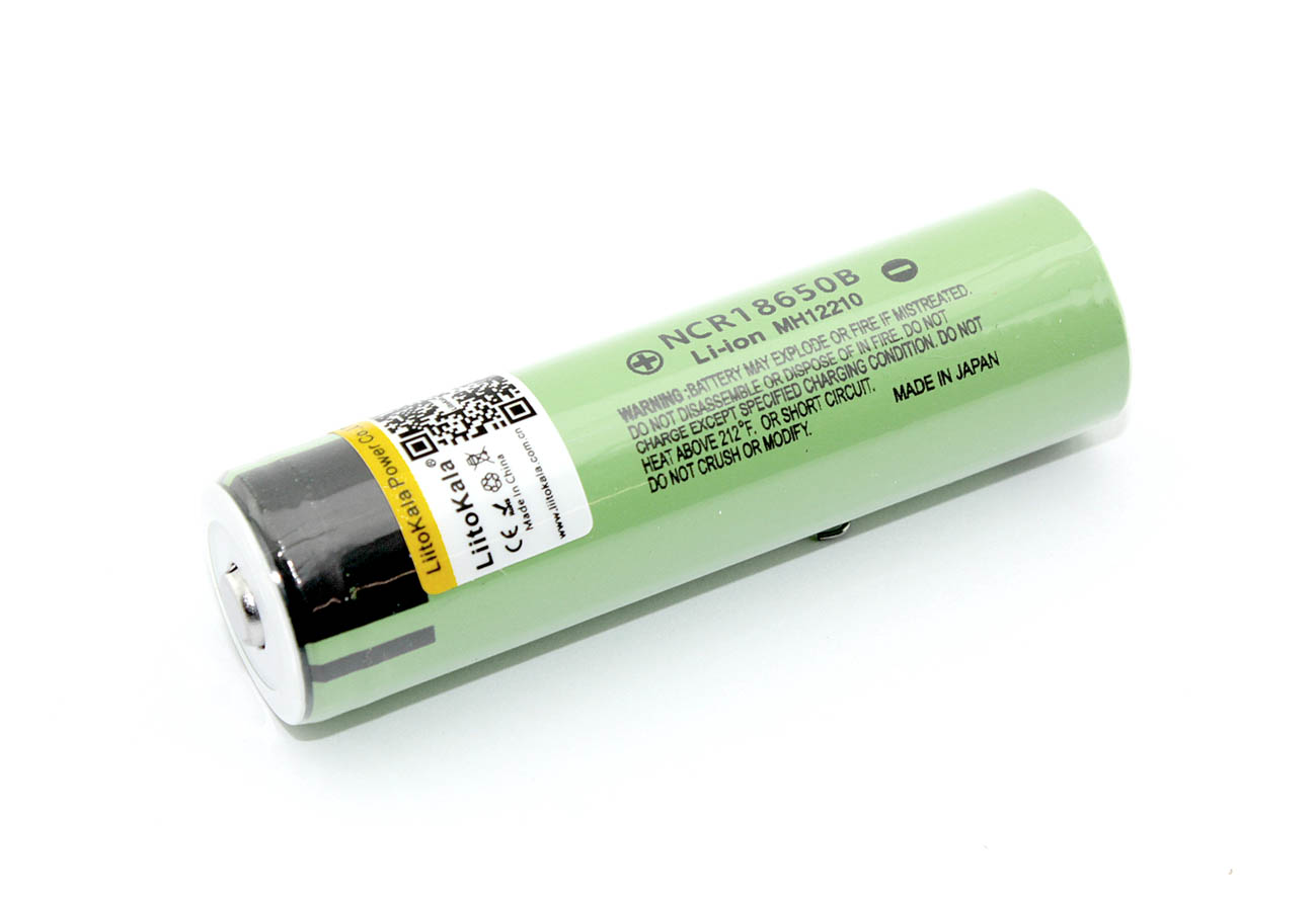 Аккумулятор LiitoKala Lii-34B-JT типа 18650 Li-Ion 3400mAh, 3.7V