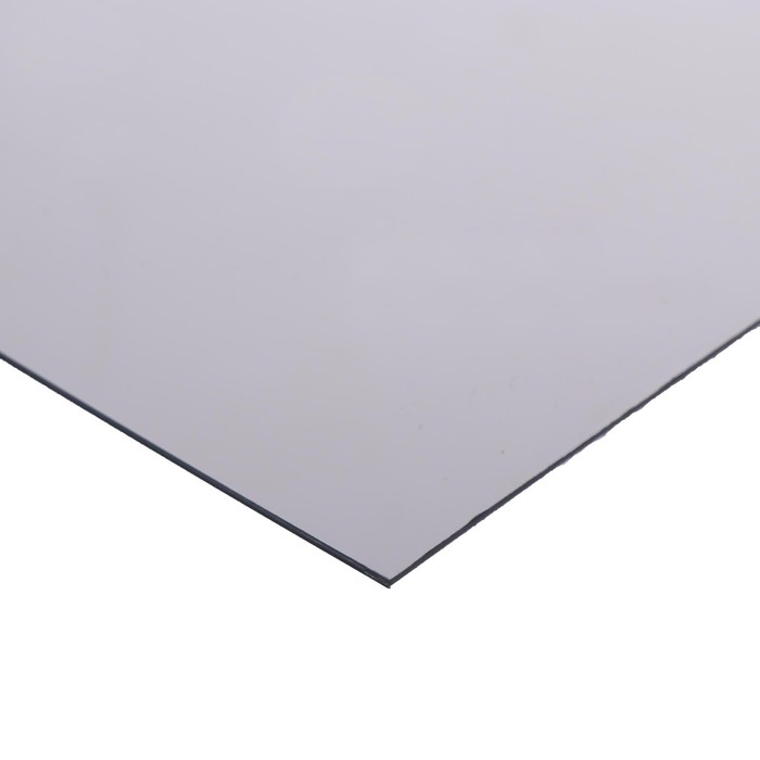 Лист пластиковый, толщина 1 мм, 1.25 x 2.05 м, прозрачный