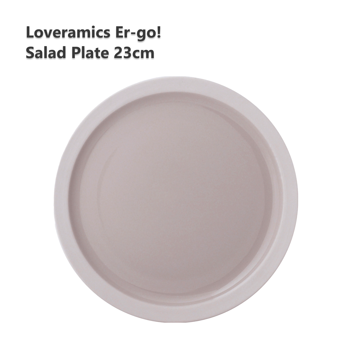 Тарелка Loveramics Er-go! 23 см Salad Plate Taupe