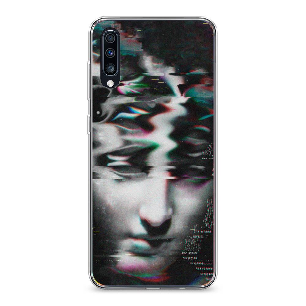 фото Силиконовый чехол "glitch art" на samsung galaxy a70 awog