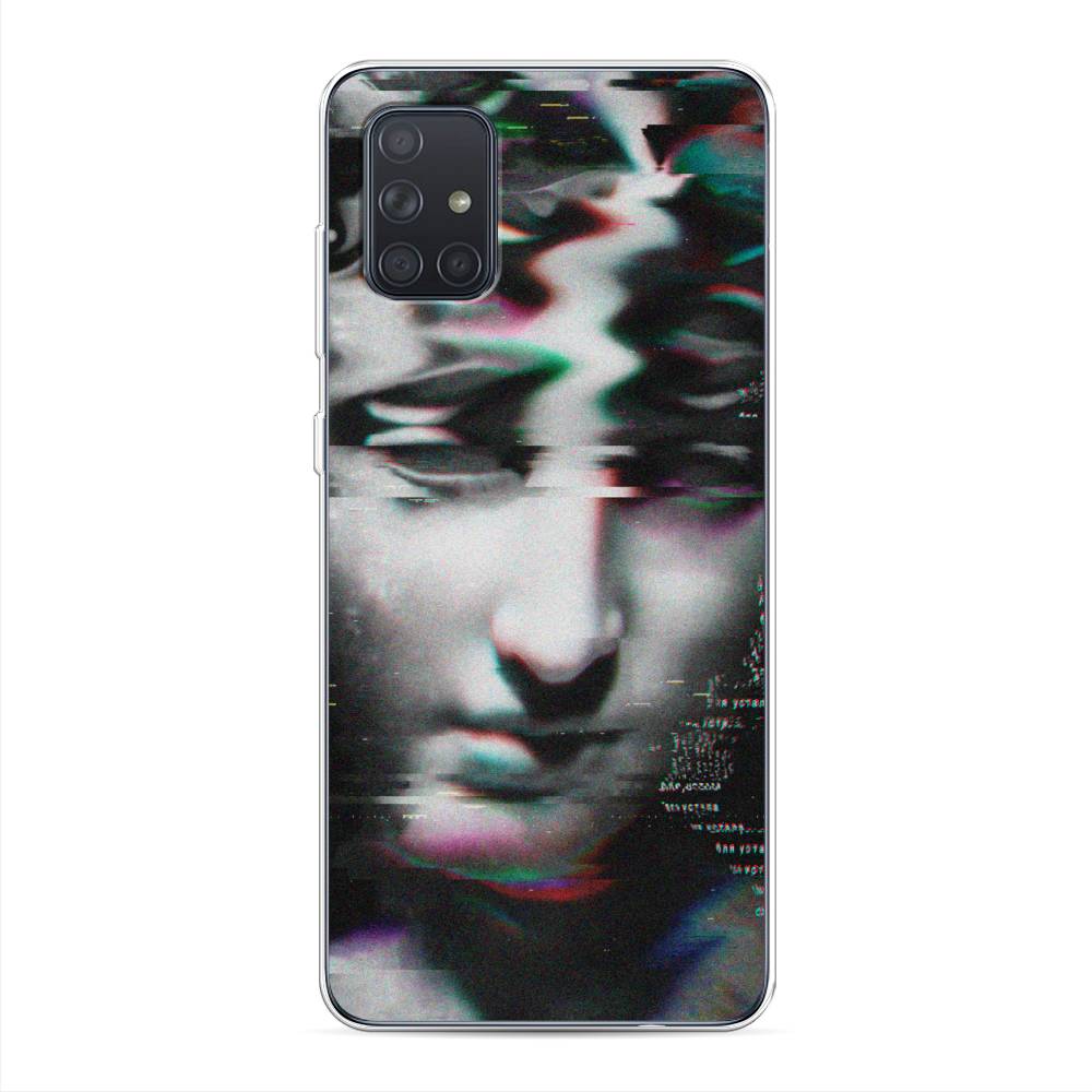 

Чехол Awog на Samsung Galaxy A71 4G "Glitch Art", Разноцветный, 29050-9