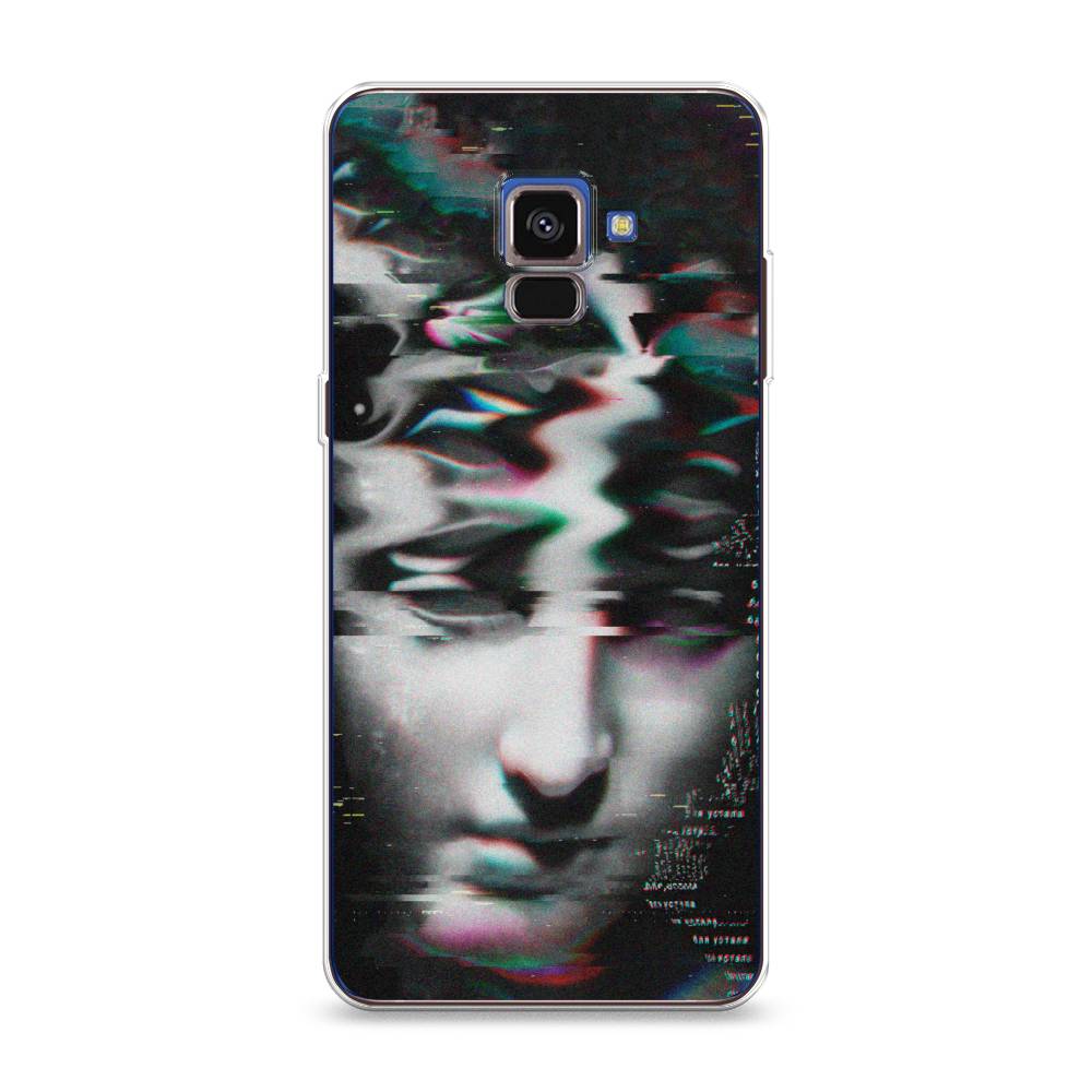

Чехол Awog на Samsung Galaxy A8 2018 "Glitch Art", Разноцветный, 25450-9