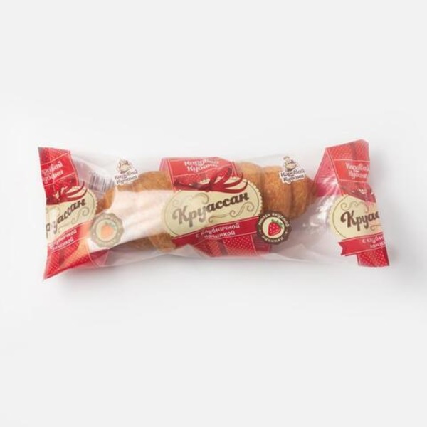 

Круассан Каравай Кубани с клубничной начинкой, 75 г