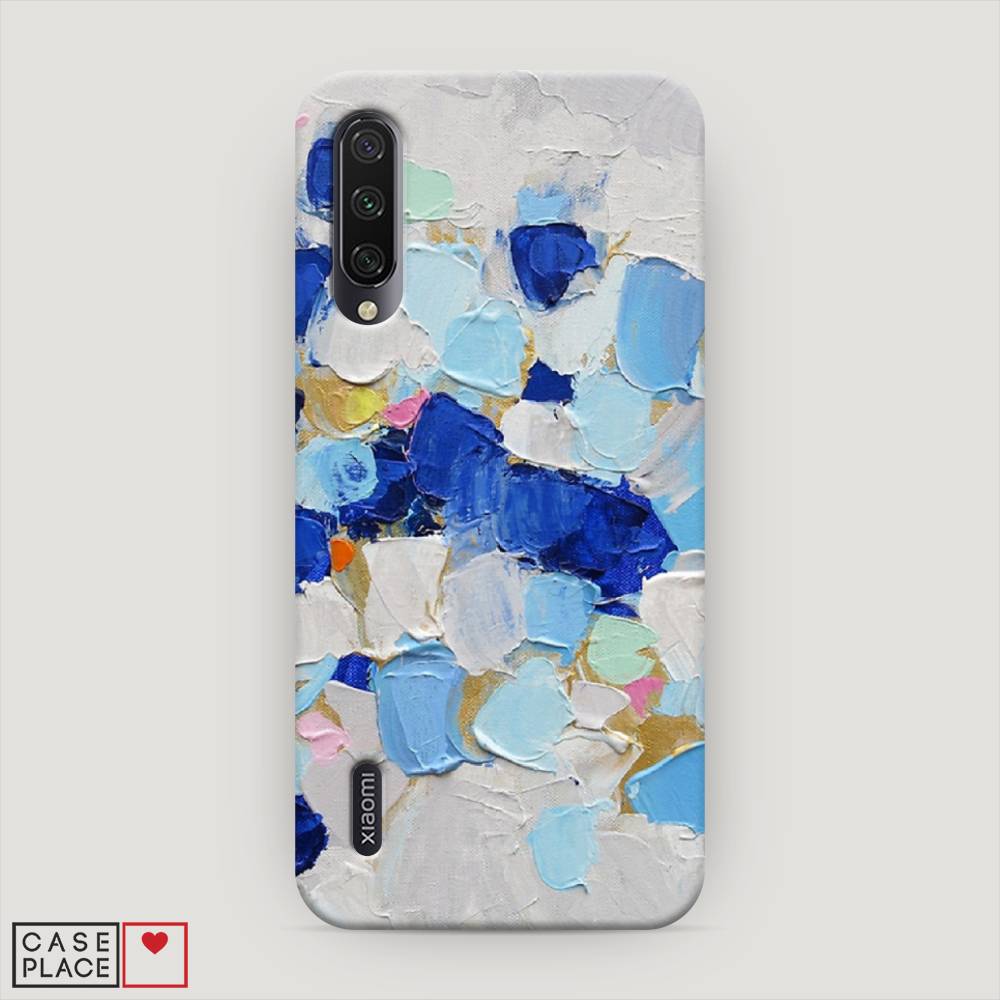 

Пластиковый чехол "Холст сине-белый" на Xiaomi Mi A3, 36020-7