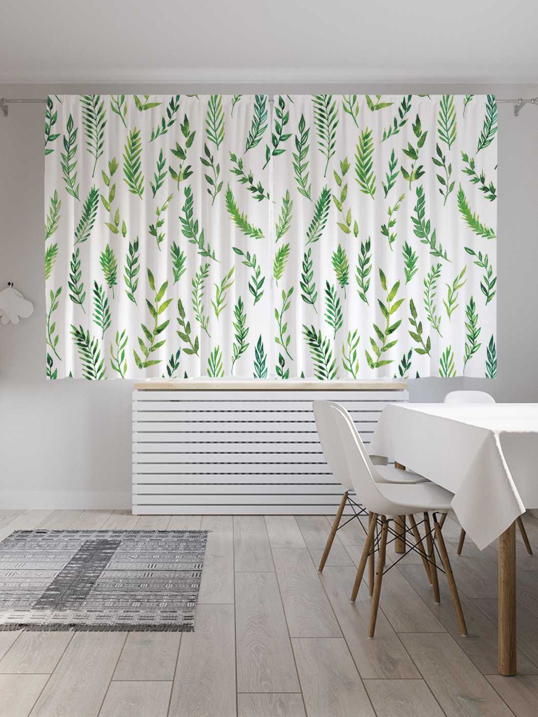 

Классические шторы JoyArty "Полевой гербарий", серия Oxford DeLux, 2 полотна 145x180 см, Полевой гербарий