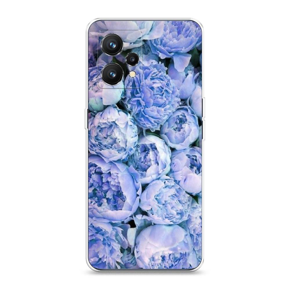 

Чехол Awog на Realme 9 "Пионы голубые", Разноцветный, 257250-8