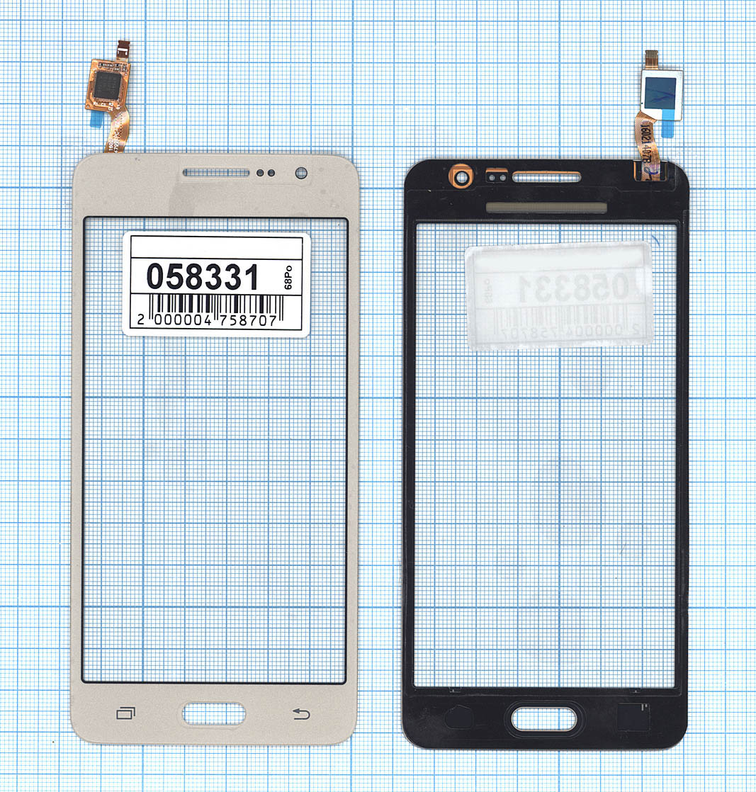

Сенсорное стекло (тачскрин) для Samsung Galaxy Grand Prime VE Duos SM-G531H/DS золотое