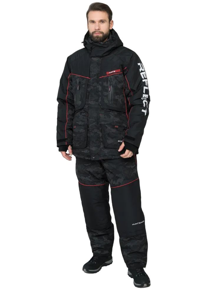 

Костюм зимний Siberia Reflect черный тк. Reflex Membrane р.44-46/170-176 (Huntsman)