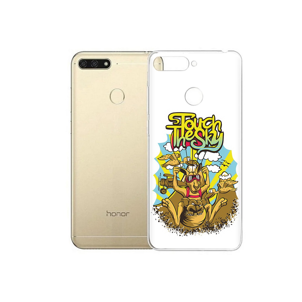 

Чехол MyPads Tocco для Huawei 7C нарисованное кенгуру комикс (PT111175.61.505), Прозрачный, Tocco