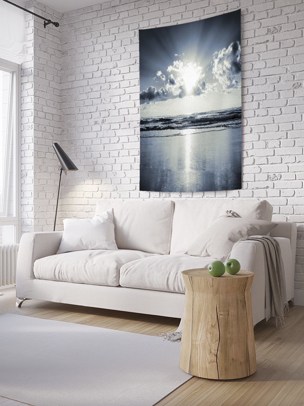 

Вертикальное фотопанно на стену JoyArty Серый закат 150x200 см, Серый закат