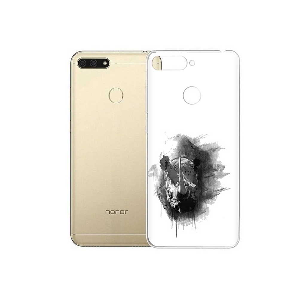 

Чехол MyPads Tocco для Huawei 7C носорог (PT111175.61.523), Прозрачный, Tocco
