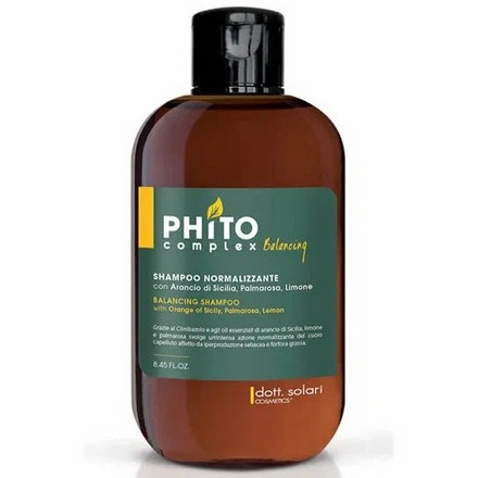 Шампунь для жирных волос Dott.Solari Cosmetics PhitoComplex Balancing 250 мл dott solari cosmetics драгоценное аргановое масло 100