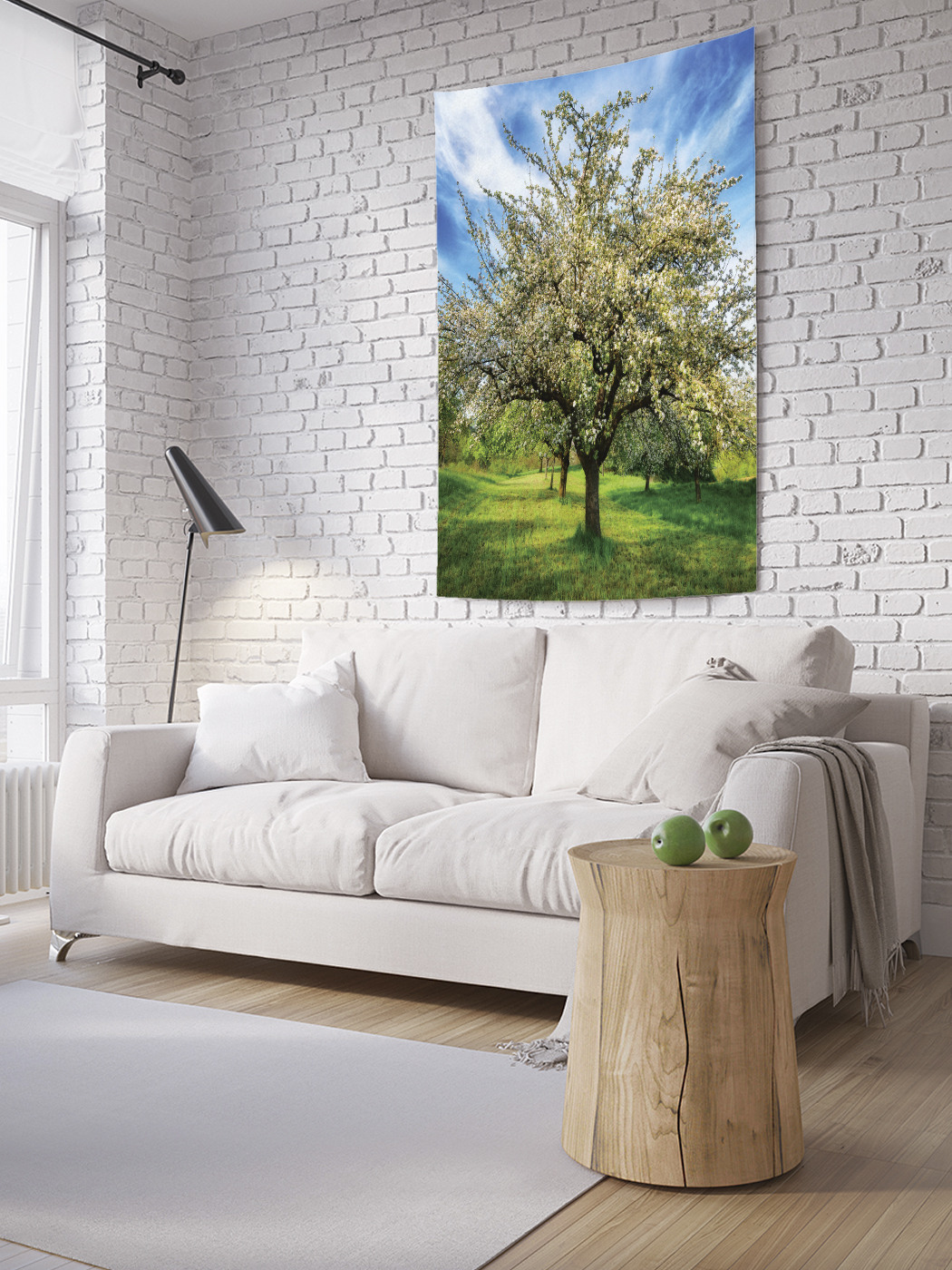 

Вертикальное фотопанно на стену JoyArty Цветущий сад 150x200 см, Цветущий сад