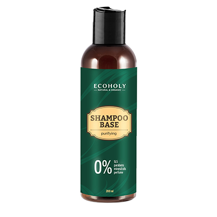 фото Бессульфатный шампунь ecoholy shampoo base 200 мл