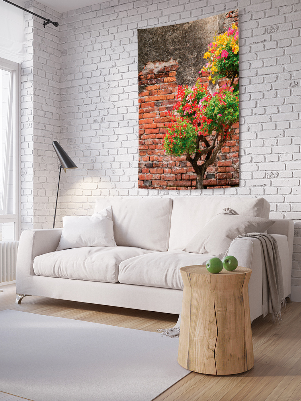 

Вертикальное фотопанно на стену JoyArty Стена дома 150x200 см, Стена дома