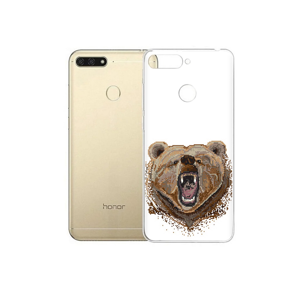 

Чехол MyPads Tocco для Huawei 7C пиксельный медведь (PT111175.61.539), Прозрачный, Tocco