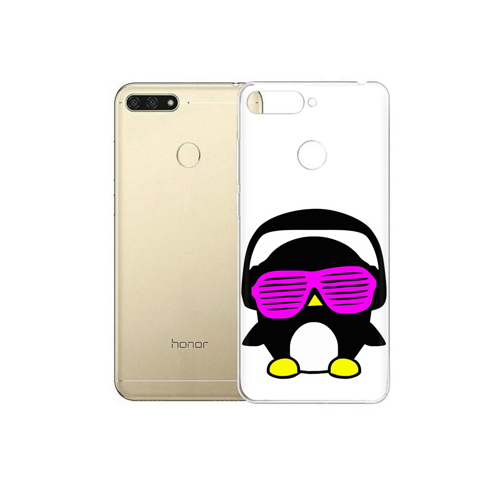 

Чехол MyPads Tocco для Huawei 7C пингвин (PT111175.61.541), Прозрачный, Tocco