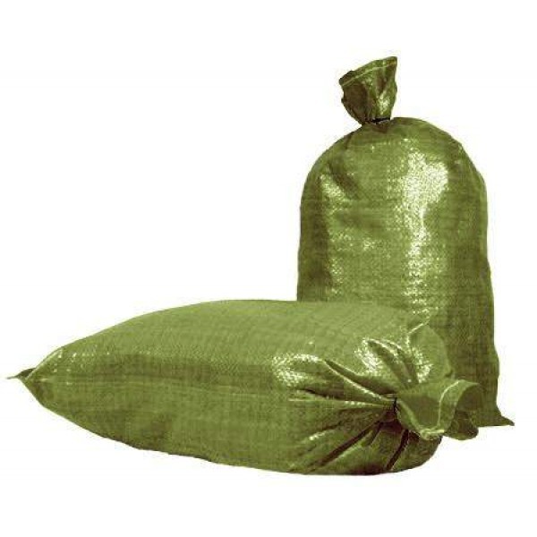 Мешки для строительного мусора зеленые 10 шт.