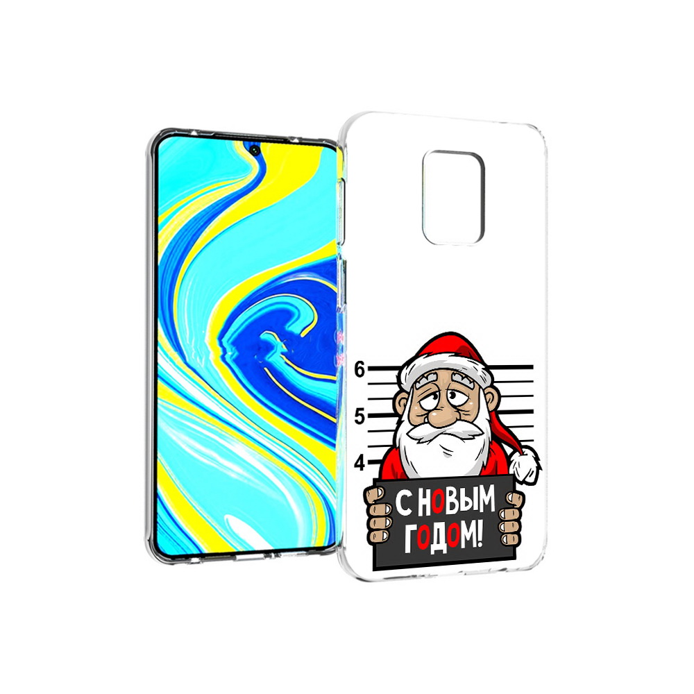 

Чехол MyPads Tocco для Xiaomi Redmi Note 9 Pro ДМ с новым годом заключенный, Прозрачный, Tocco