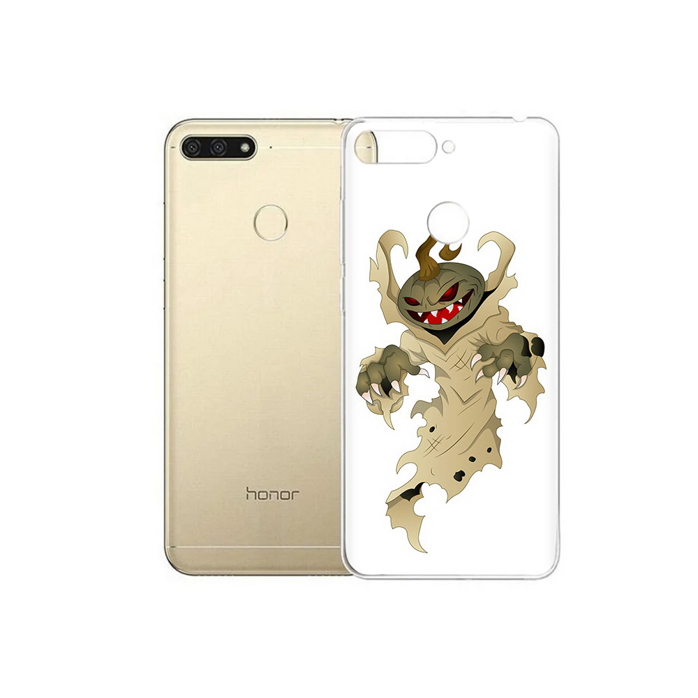 

Чехол MyPads Tocco для Huawei 7C призрак хэллоуина (PT111175.61.555), Прозрачный, Tocco