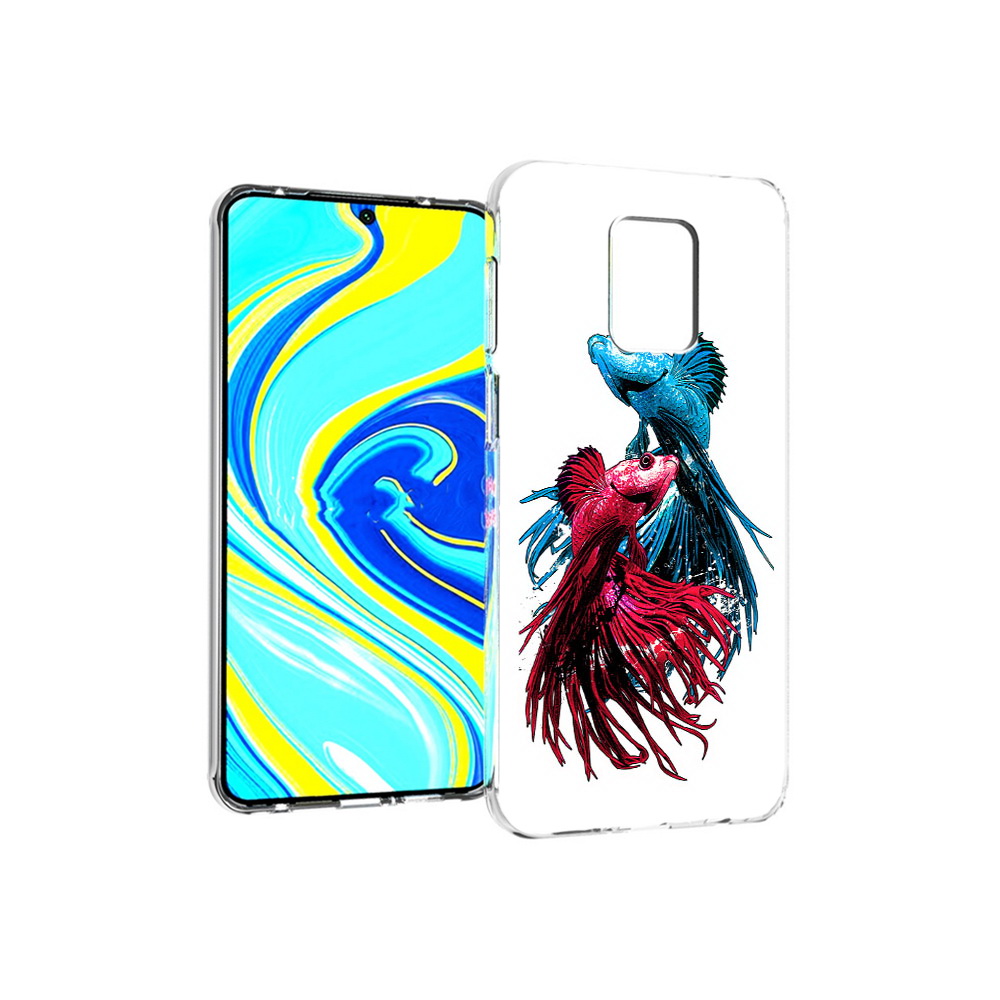 Чехол MyPads Tocco для Xiaomi Redmi Note 9 Pro рыбы петушки (PT146368.268.592)