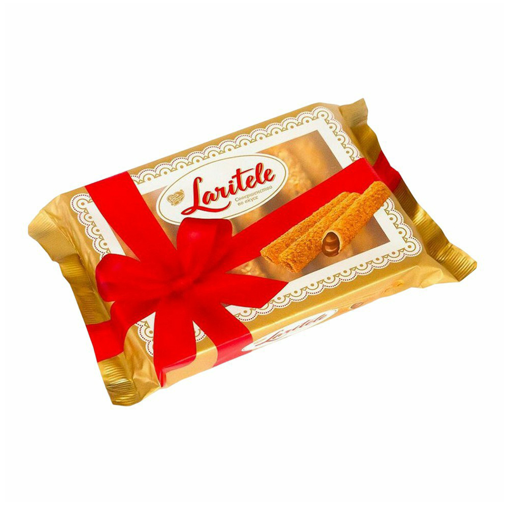 

Вафельные трубочки Laritele с какао и арахисом в глазури 235 г