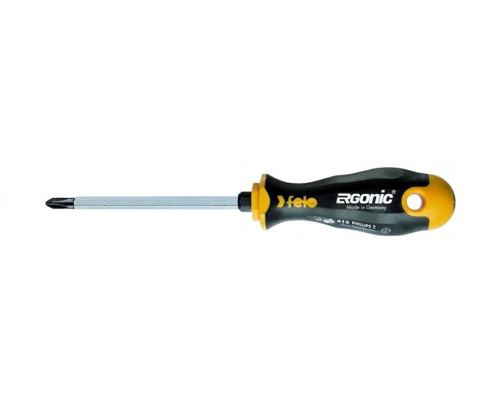 

Отвёртка FELO Ergonic PH 1х80 мм FELO 412 102 40