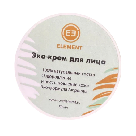 фото Эко-крем для лица element 50 мл