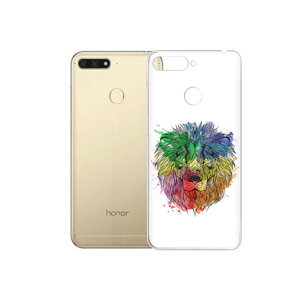 

Чехол MyPads Tocco для Huawei 7C разноцветный гордый лев (PT111175.61.573), Прозрачный, Tocco