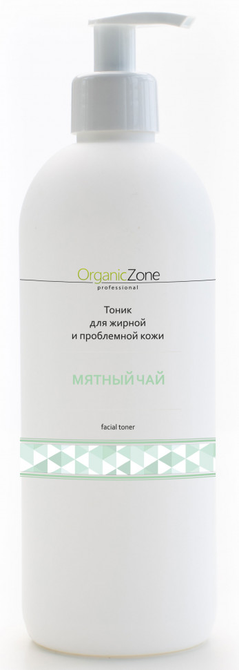 Купить Тоник Organic Zone Мятный чай для жирной и проблемной кожи, Проф