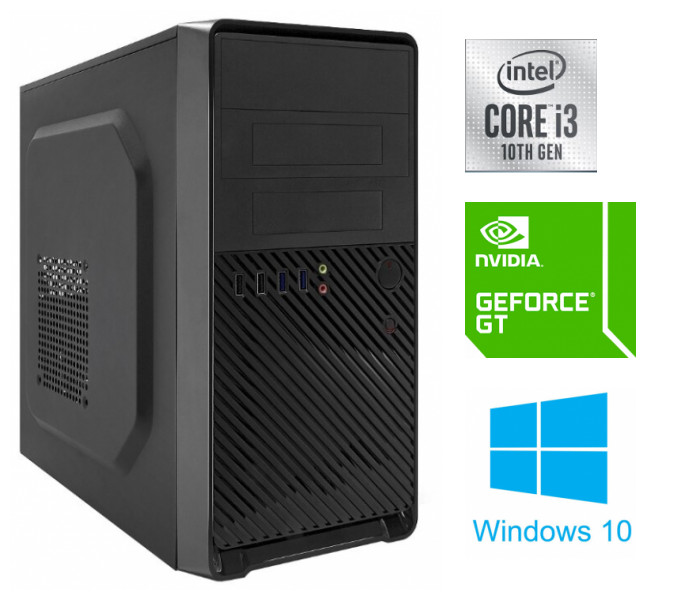 Системный блок TopComp MG 51596730 Core i3 10100/GT 710/SSD 480GB/HDD 2TB/RAM 8GB