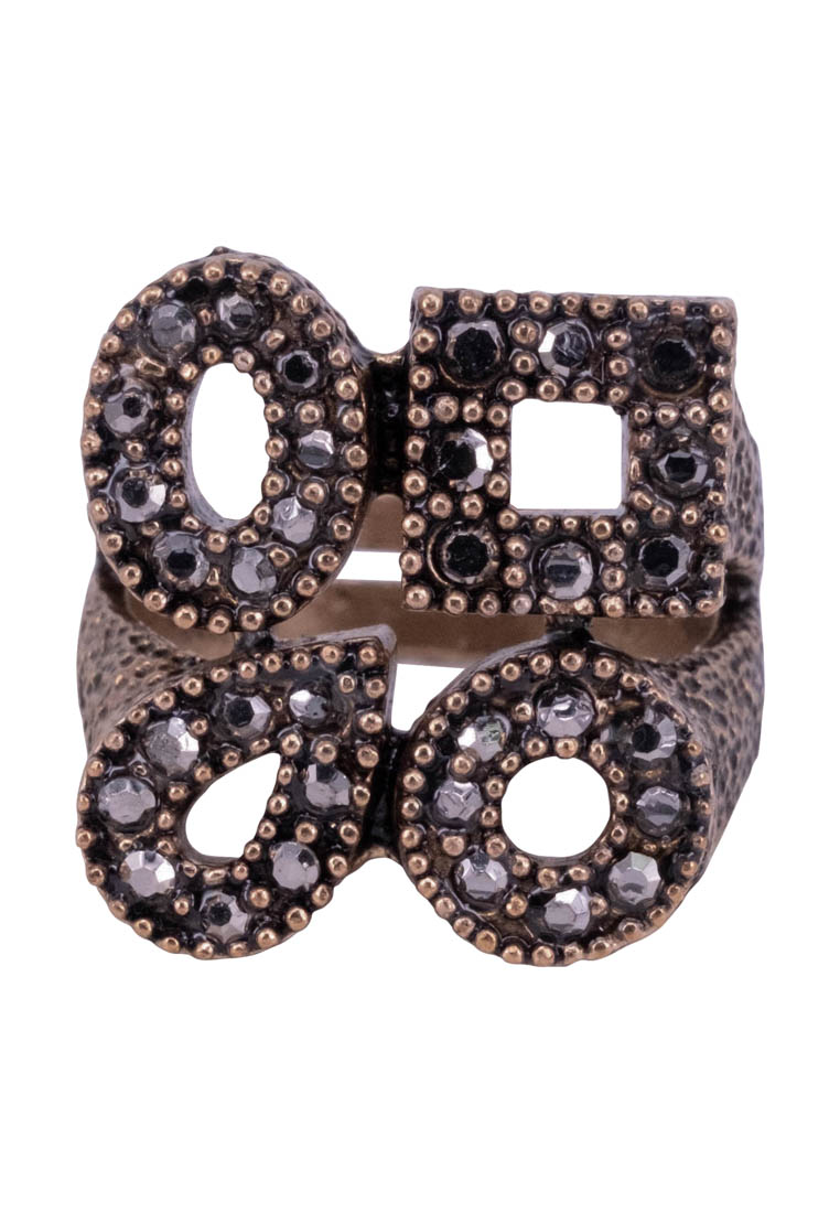 

Кольцо из бижутерного сплава OTOKODESIGN 6-56445, гематит, 6-56445