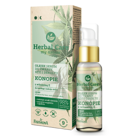 фото Конопляное масло для лица farmona herbal care 50 мл