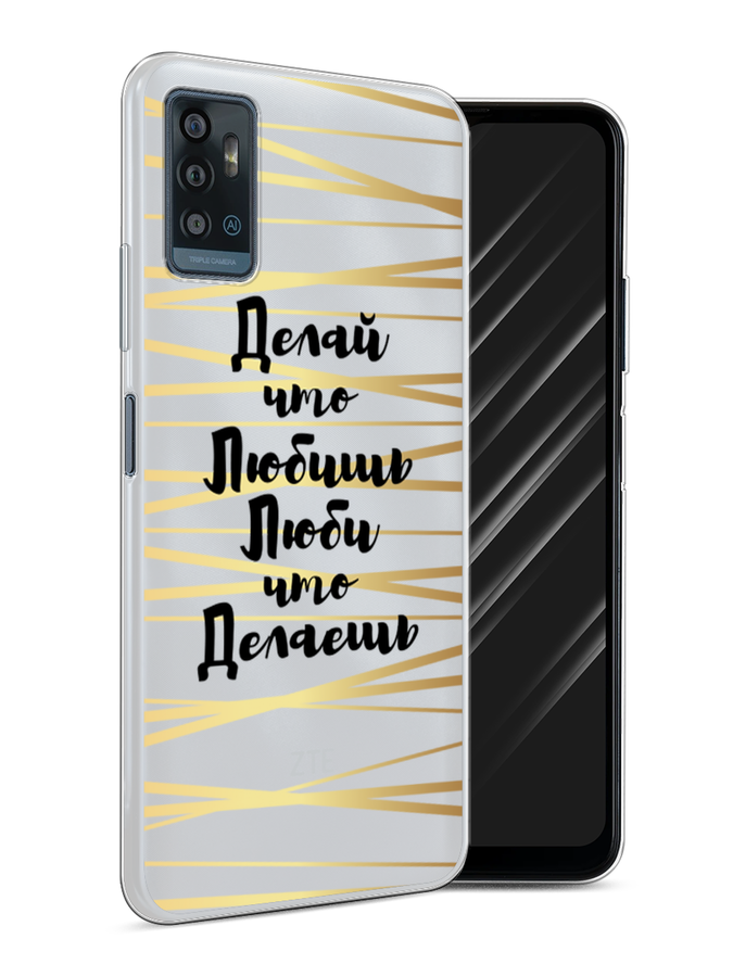 

Чехол Awog на ZTE Blade A71 / ЗТЕ Блэйд A71 "Делай что любишь", Разноцветный, 134450-7