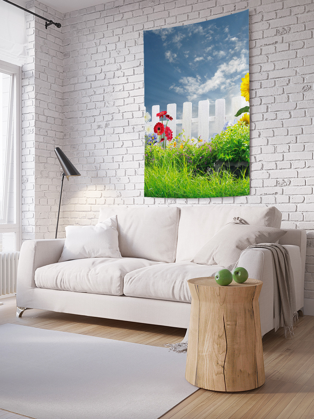 

Вертикальное фотопанно на стену JoyArty Деревенский сад 150x200 см, Деревенский сад