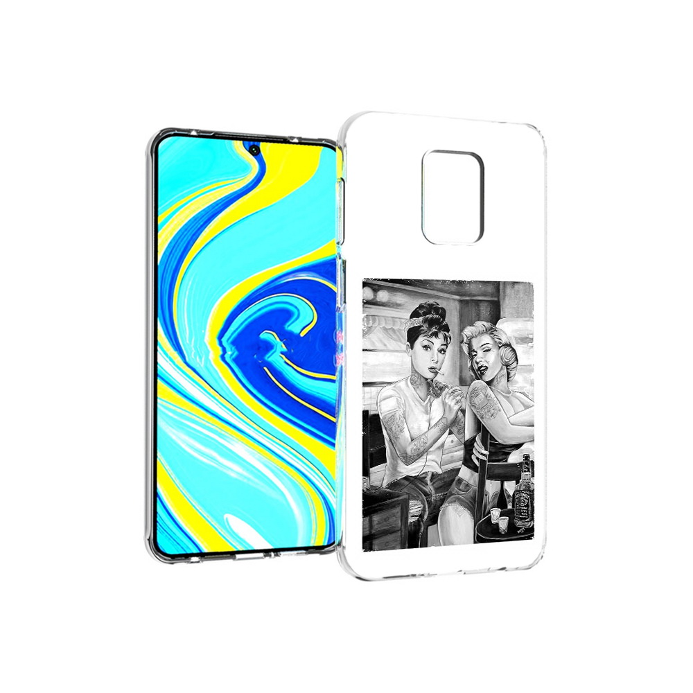 Чехол MyPads Tocco для Xiaomi Redmi Note 9 Pro тату мастер (PT146368.268.637)