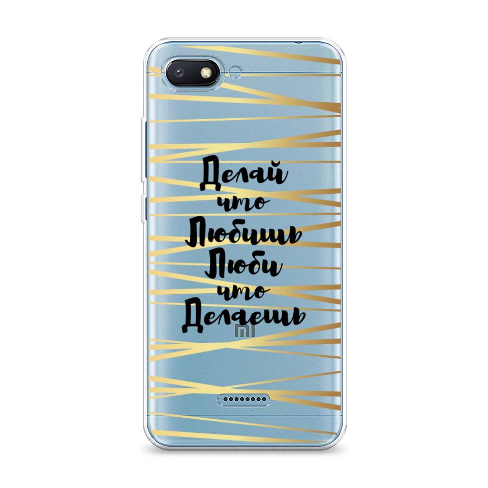 

Чехол Awog на Xiaomi Redmi 6A "Делай что любишь", Разноцветный, 34150-7