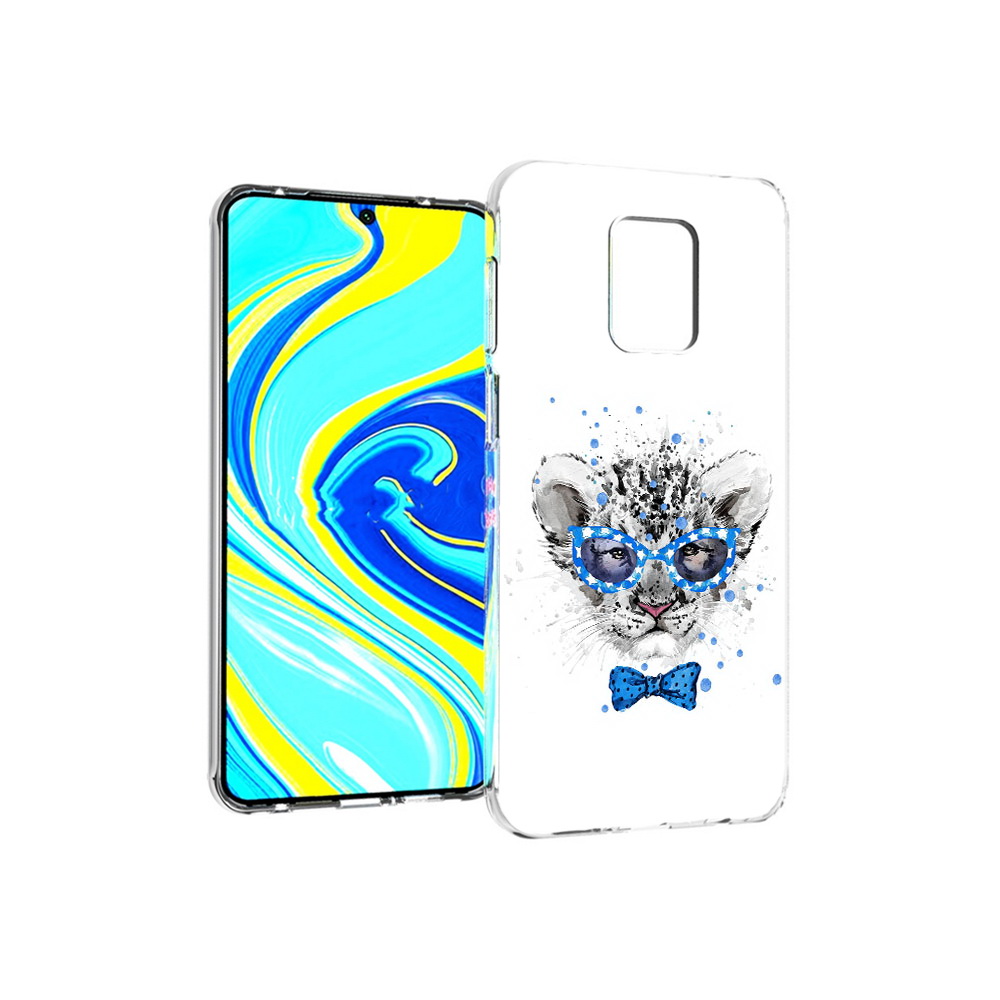 Чехол MyPads Tocco для Xiaomi Redmi Note 9 Pro тигренок с бабочкой (PT146368.268.642)