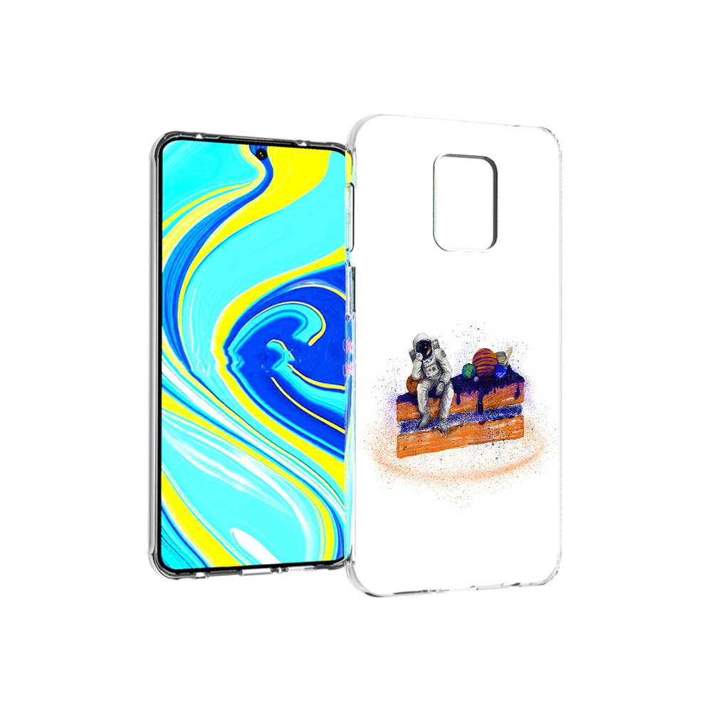 

Чехол MyPads Tocco для Xiaomi Redmi Note 9 Pro торт с планетами (PT146368.268.648), Прозрачный, Tocco