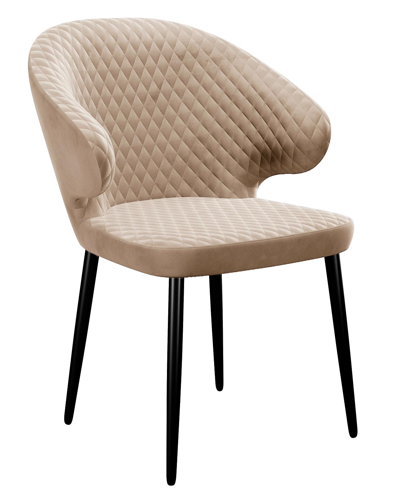 

Стул DikLine 355 бежевый велюр 62x58x86 (2 шт), 355