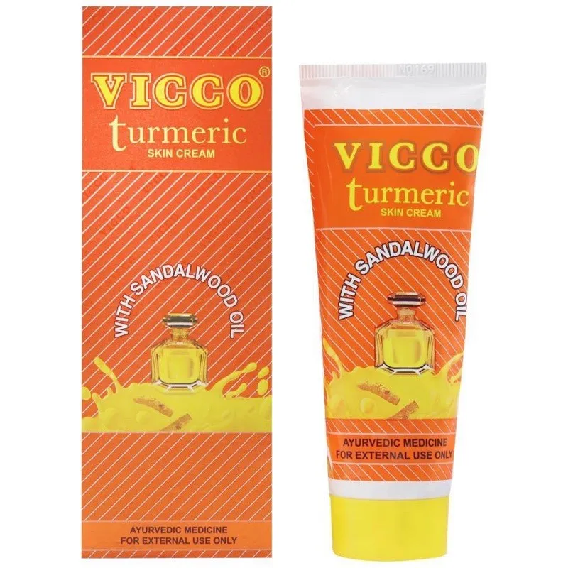 Крем для лица с куркумой Vicco Turmeric 15 г