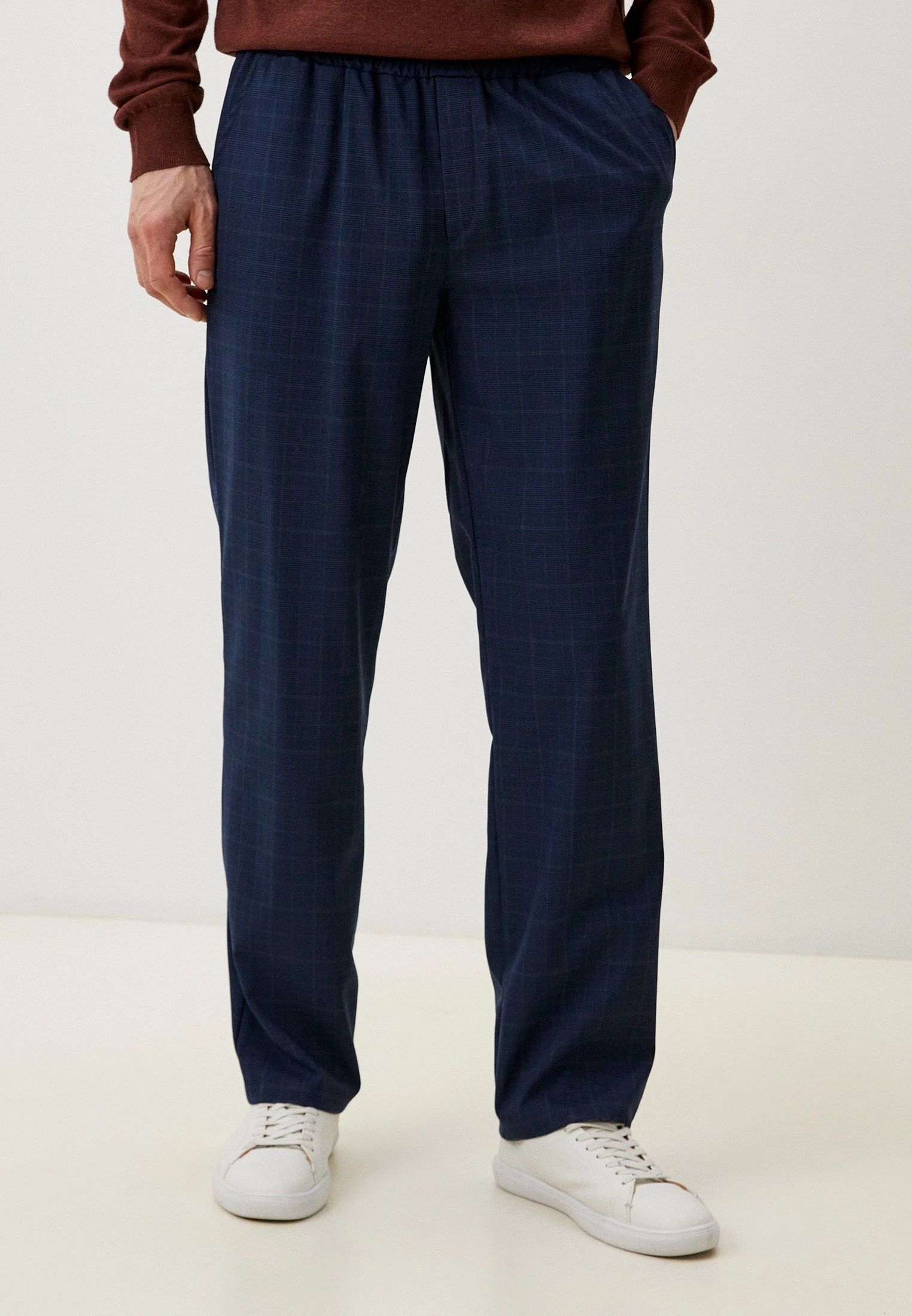 

Брюки мужские CLEO 1035 синие 56 RU, Синий, 1035