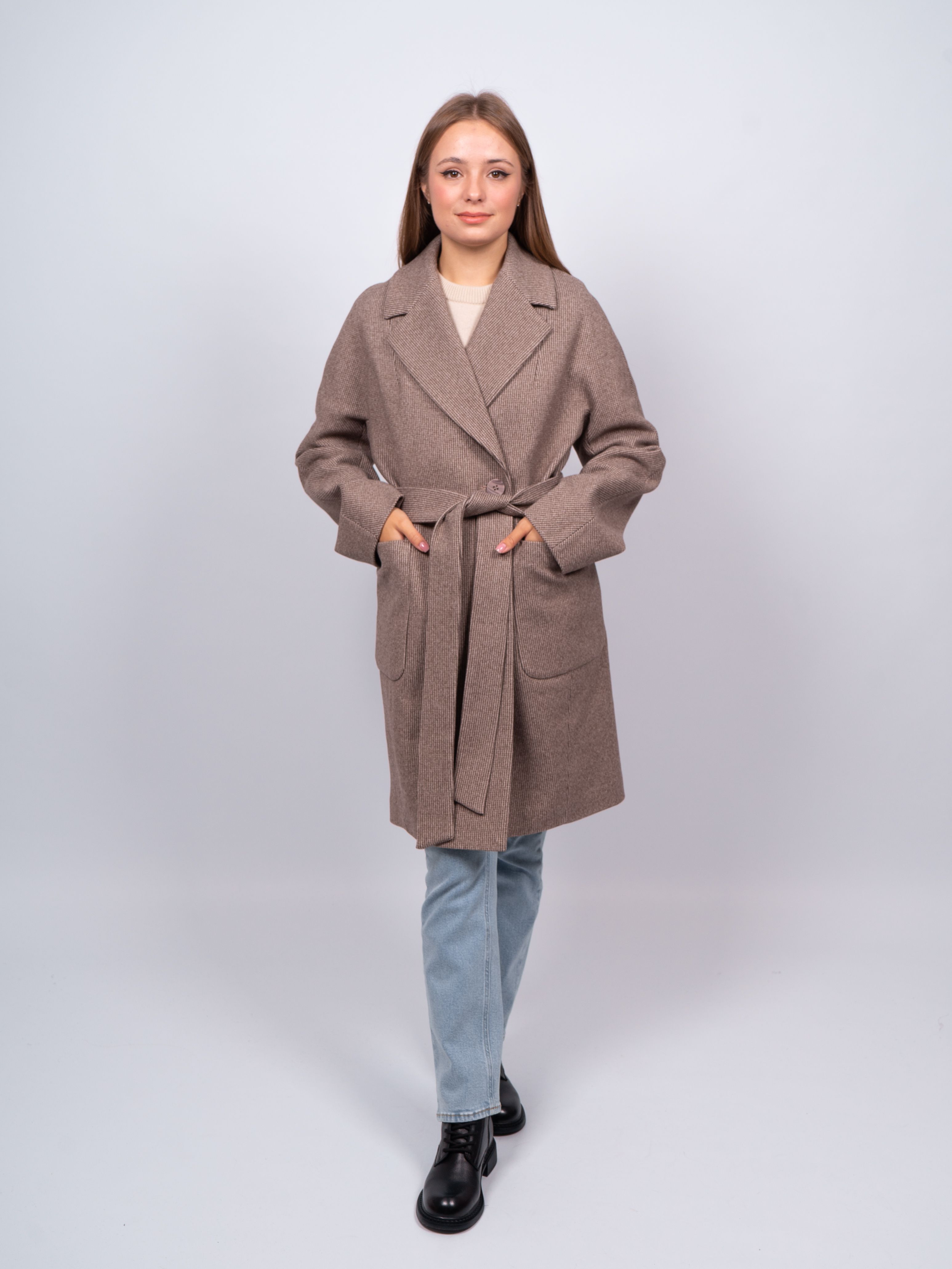 

Пальто женское 365 clothes KR-293N-Малзвезда коричневое 46 RU, Коричневый, KR-293N-Малзвезда