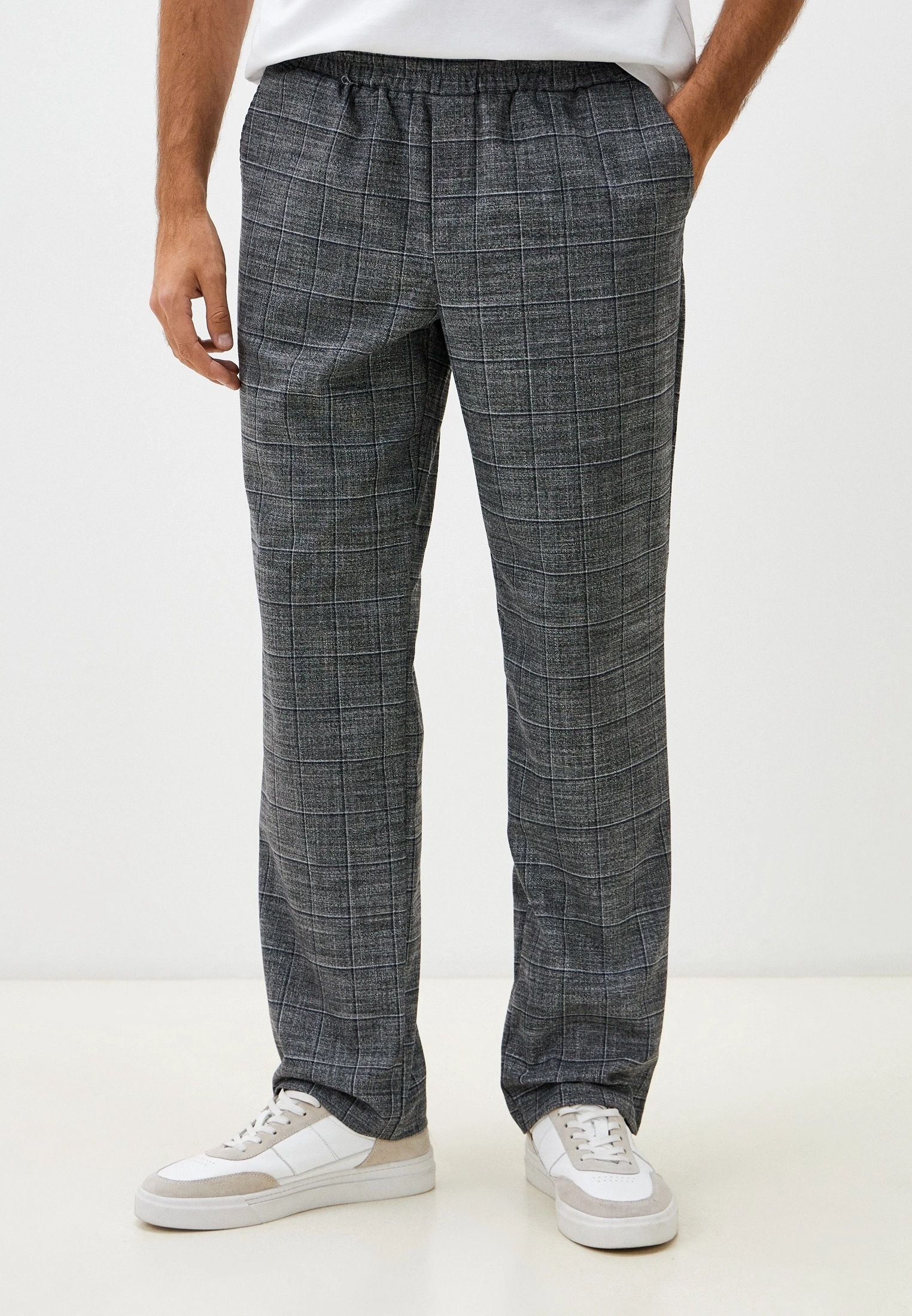 

Брюки мужские CLEO 1035 серые 52 RU, Серый, 1035