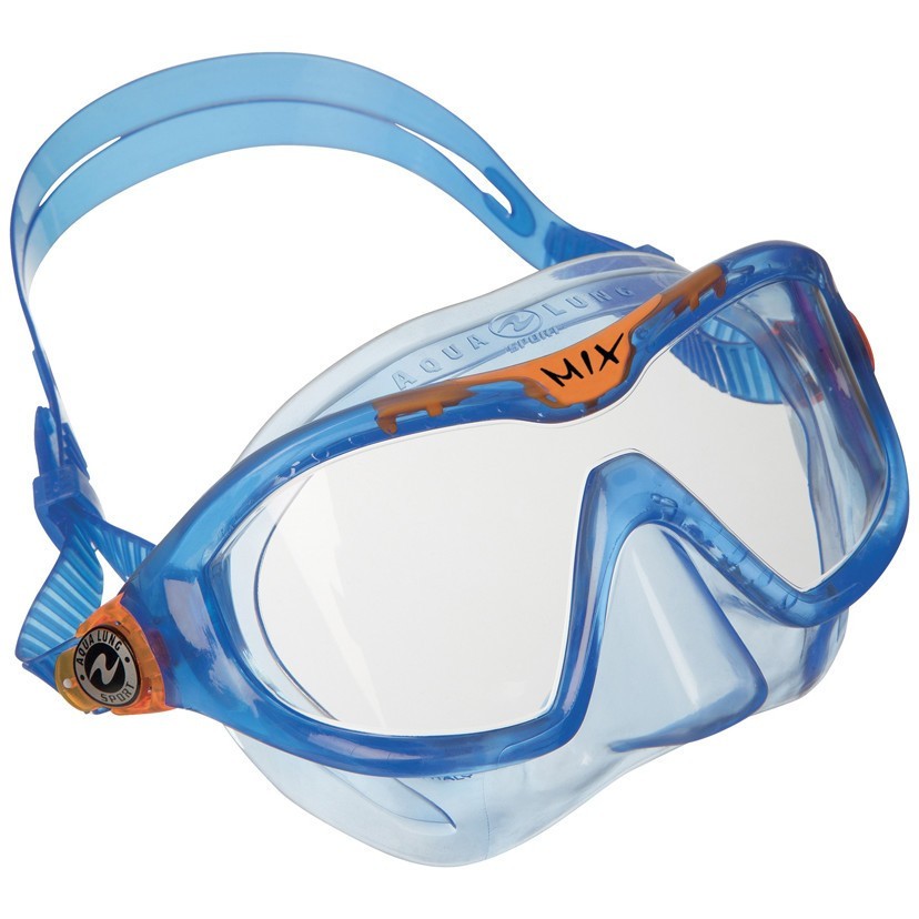 Маска детская для плавания Aqua Lung MIX (голубой)