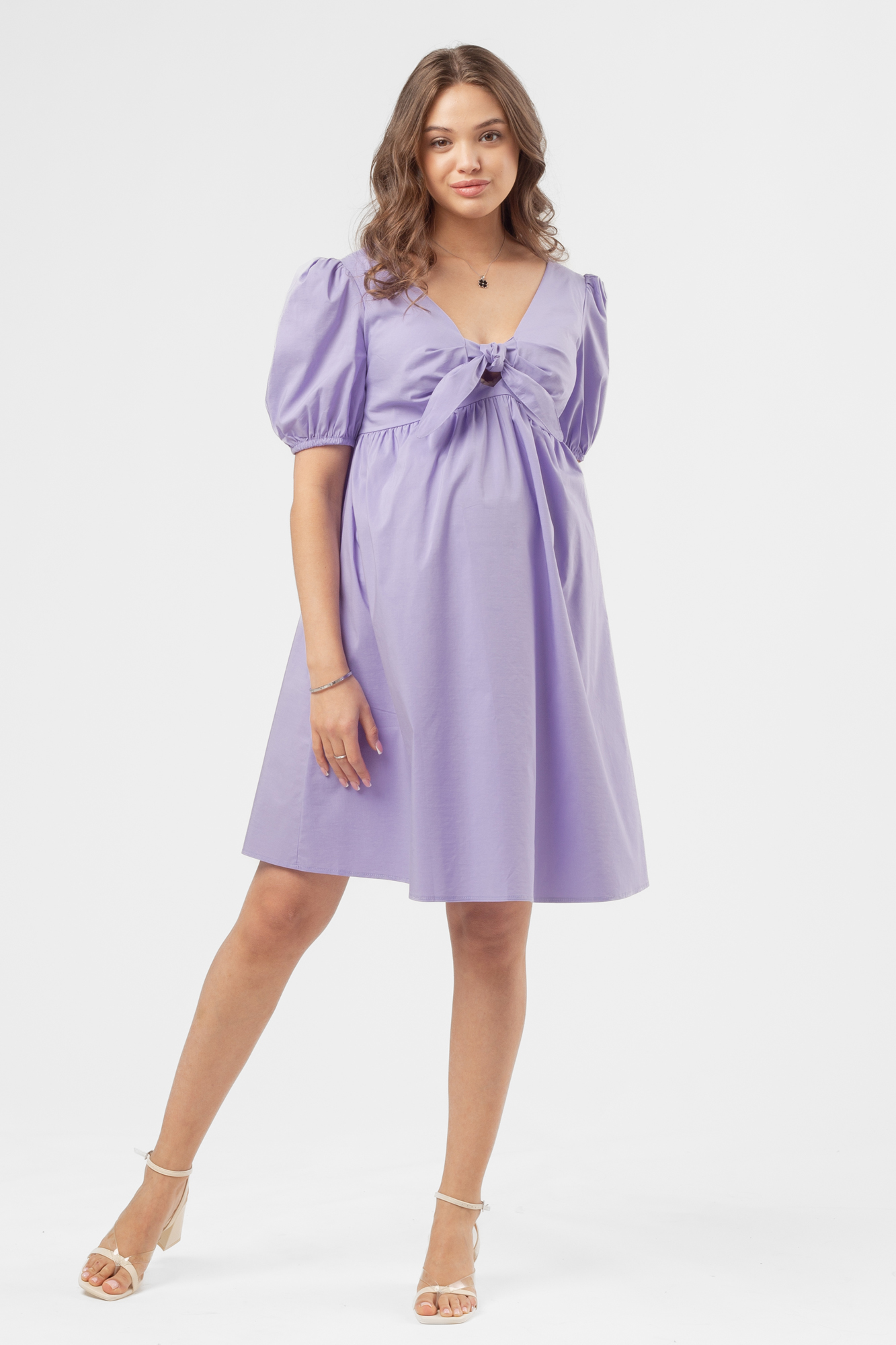 Платье для беременных женское Mama's fantasy 08-60123MF фиолетовое 42 RU