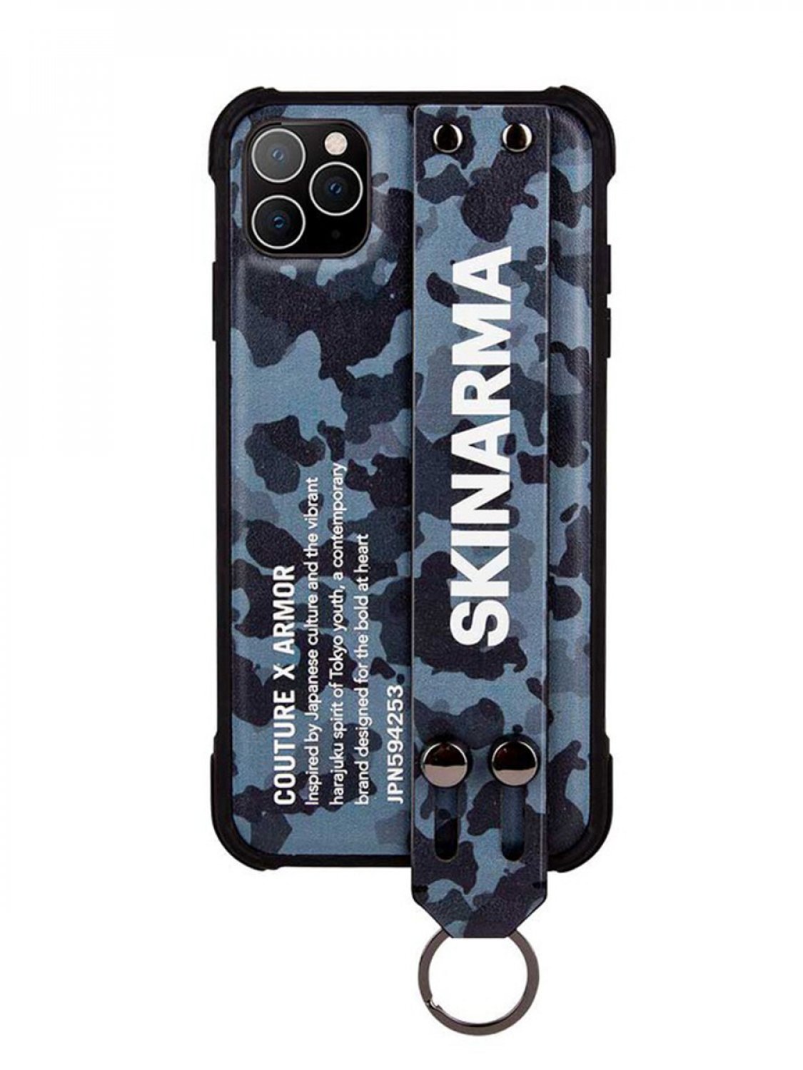 фото Чехол для apple iphone 11 pro skinarma max camo navy