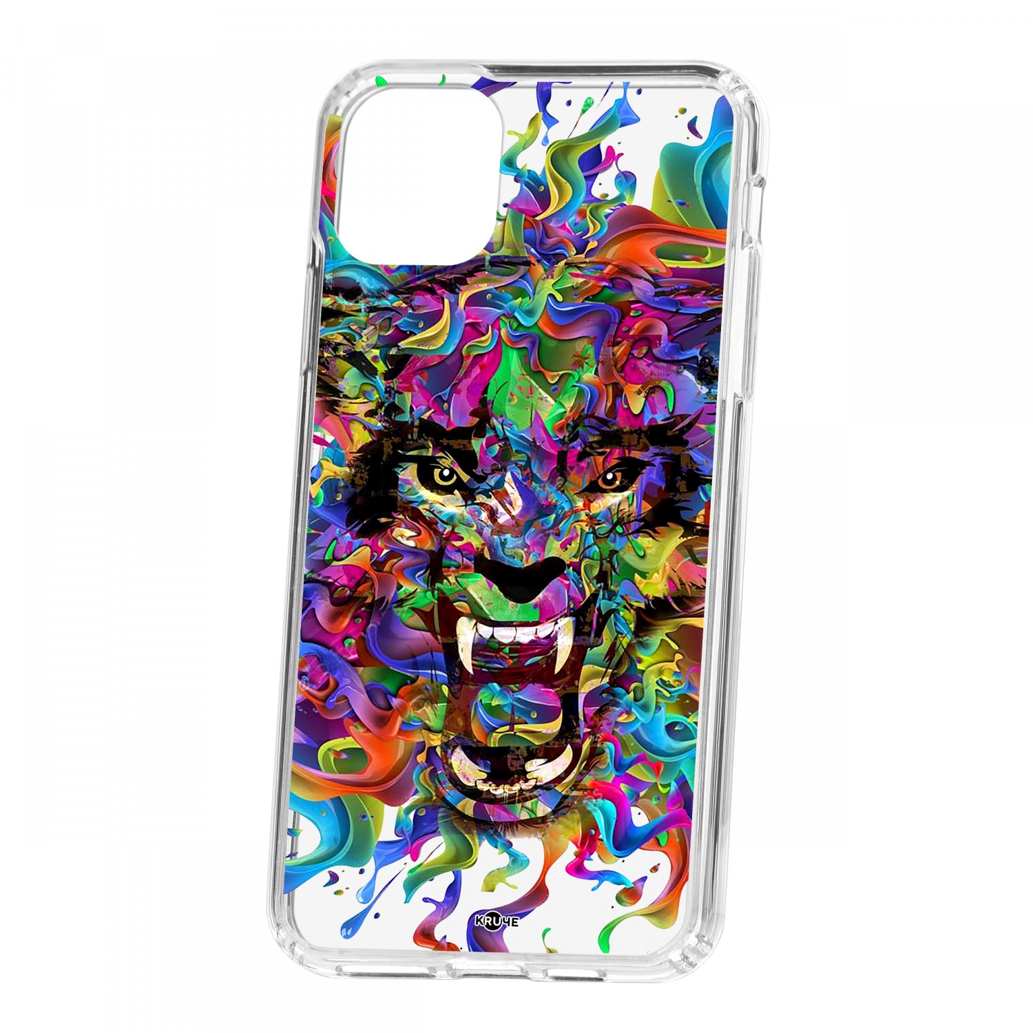 фото Чехол kruche apple iphone 11 pro max print colored beast кruче