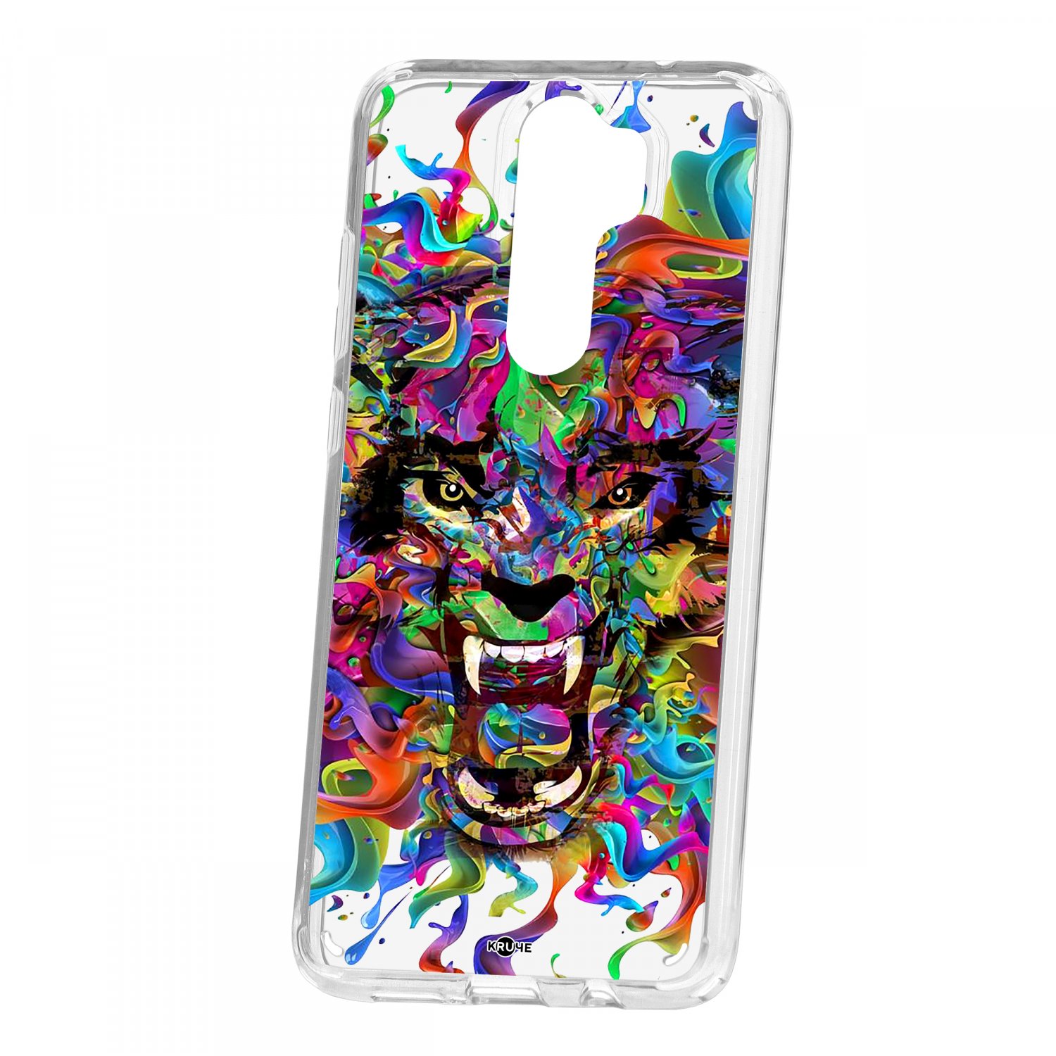 фото Чехол kruche xiaomi redmi note 8 pro print colored beast кruче