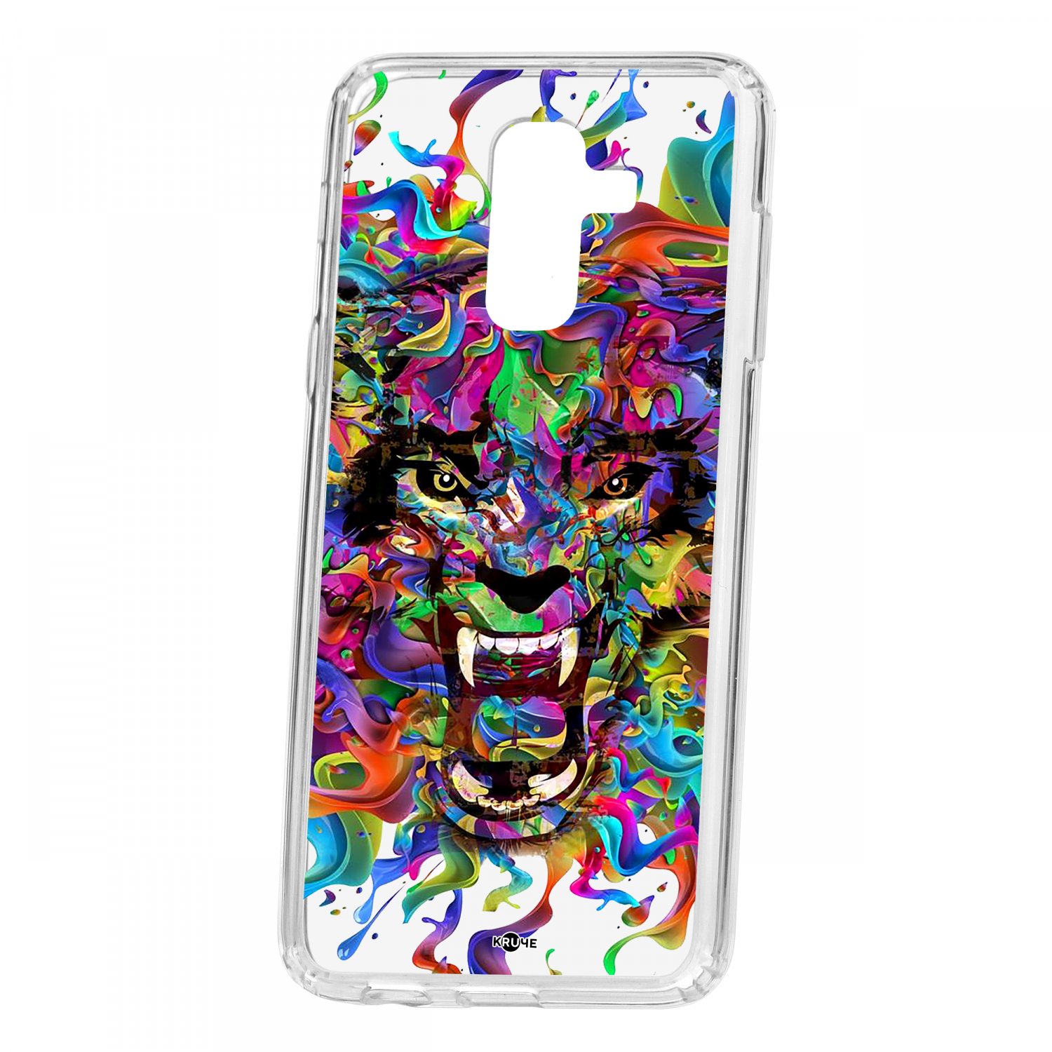 

Чехол для Samsung Galaxy A6 Plus (2018) A605f КRUЧЕ Print Colored beast, Print